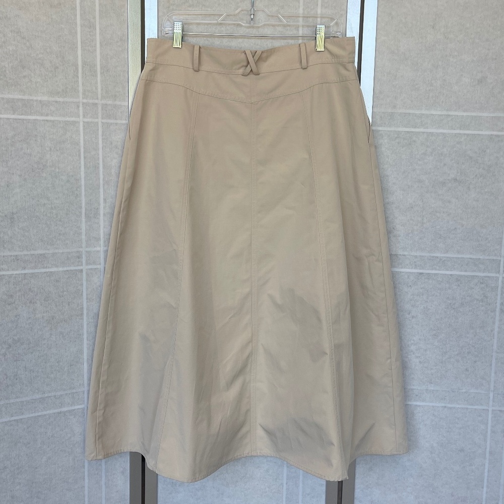 NWT Zara Front Zip Midi Skirt sz XL - Picture 4 of 8